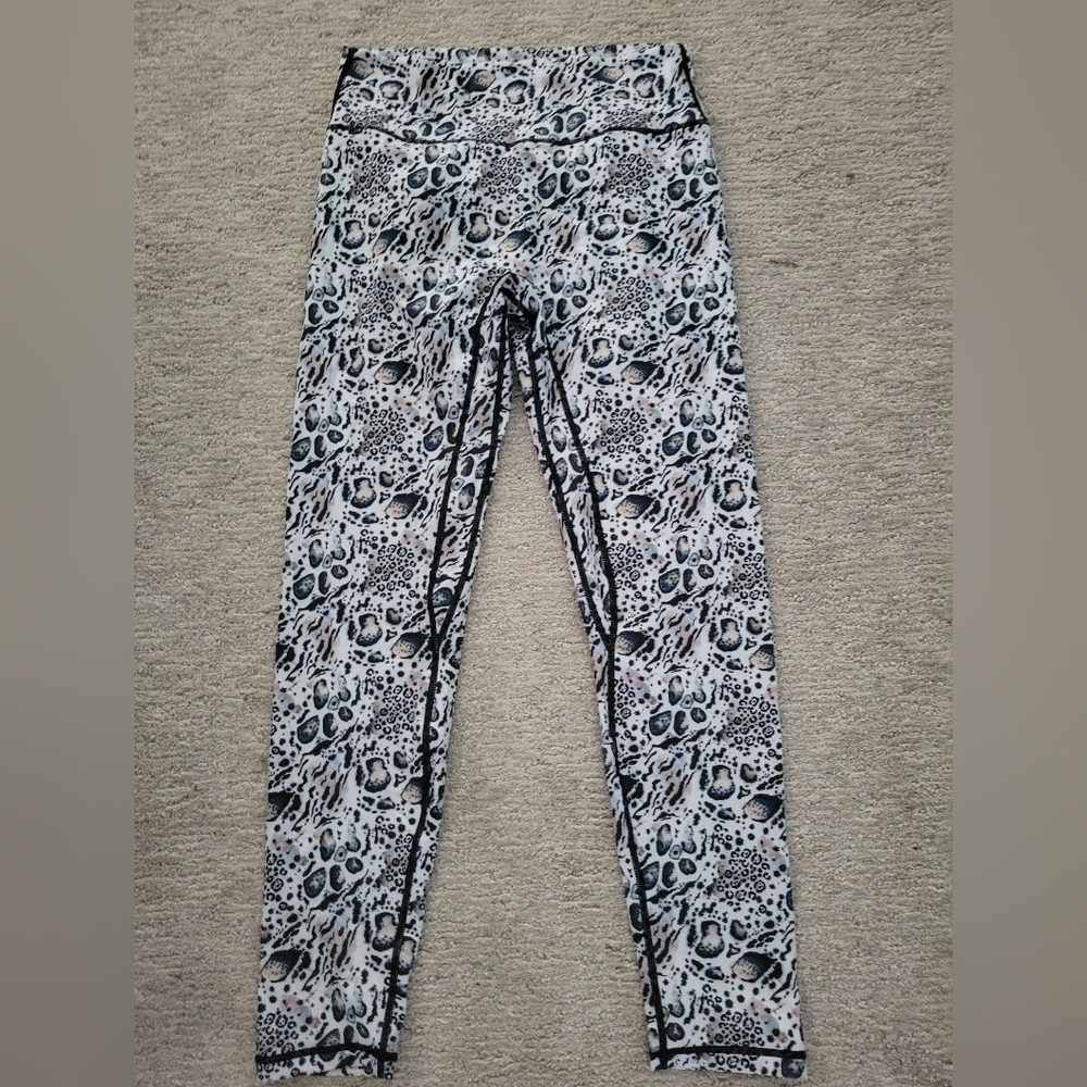 Til You Colapse Black and Gray Leopard Leggings